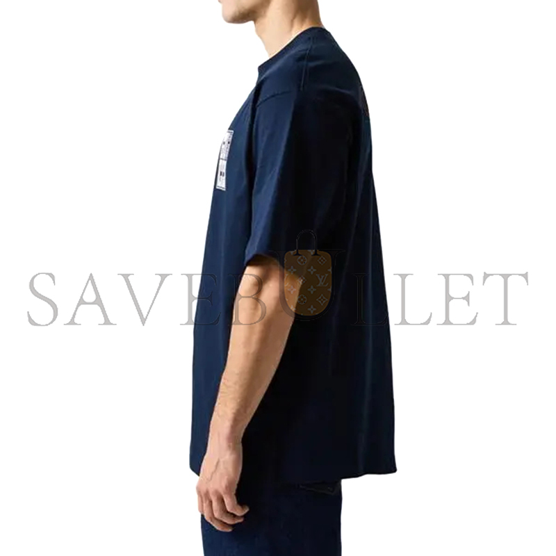 GUCCI LETTER PRINT CREW NECK T-SHIRT